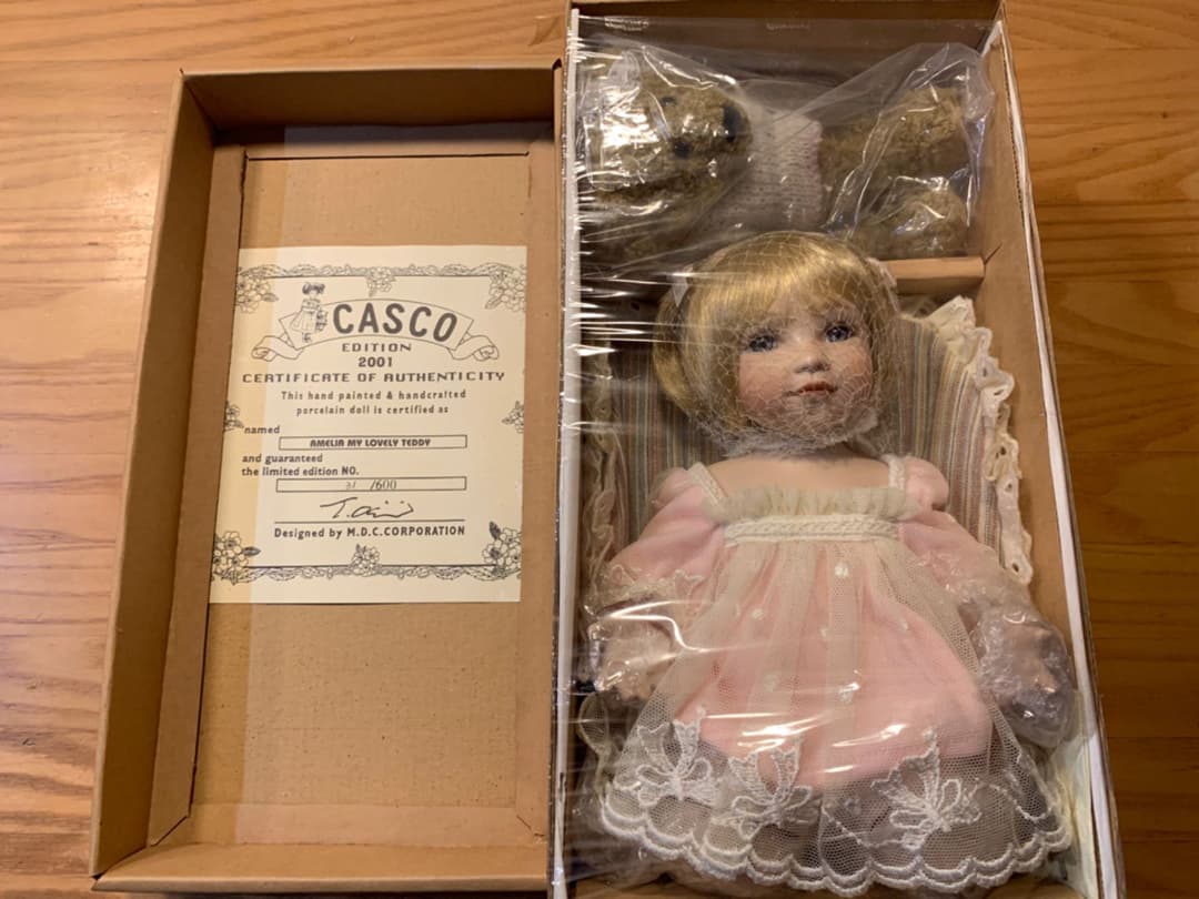 美品【CASCO】ビスクドール箱付き エディション
