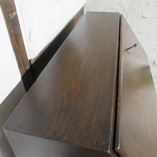 イギリス アンティーク 家具 ライティングビューロー デスク 机 6023e