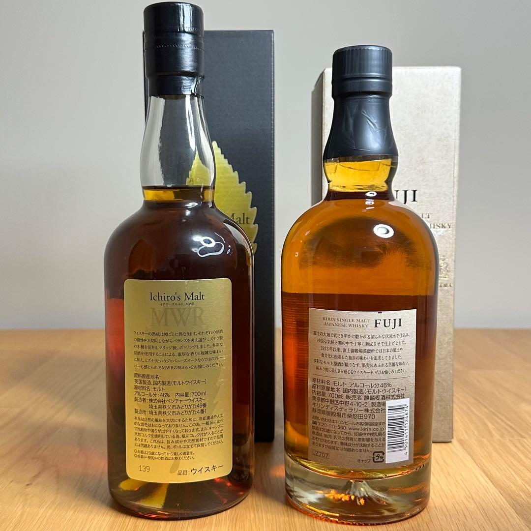 イチローズモルト ミズナラウッドリザーブ、 シングルモルトウイスキー 富士