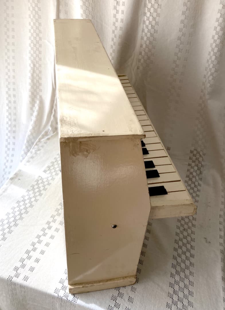 白い Michelsonne PARIS ミシェルソンヌ 37鍵 木製ハンマー