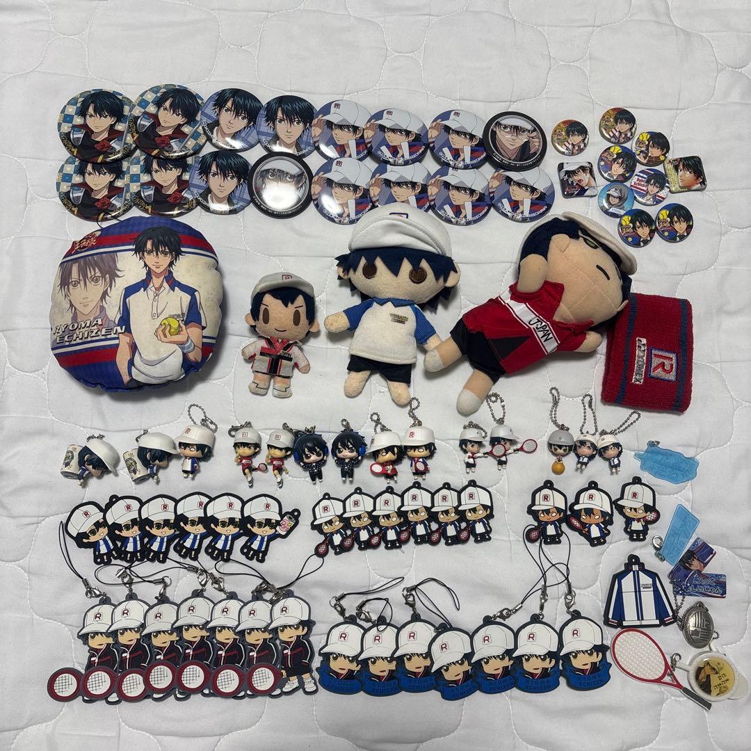 越前リョーマ　グッズ　まとめ売り　バッジ　ラバーストラップ　テニスの王子様　痛バ