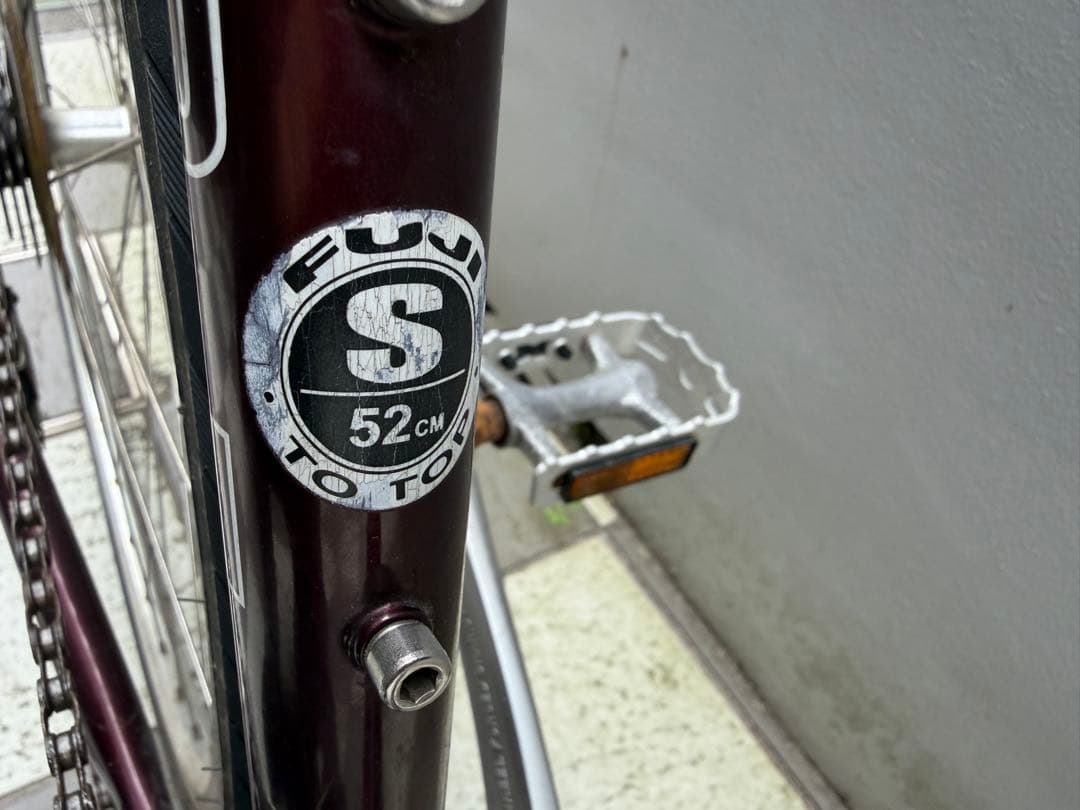 FUJI フジ BALLAD バラッド クロスバイク 赤 ボルドー