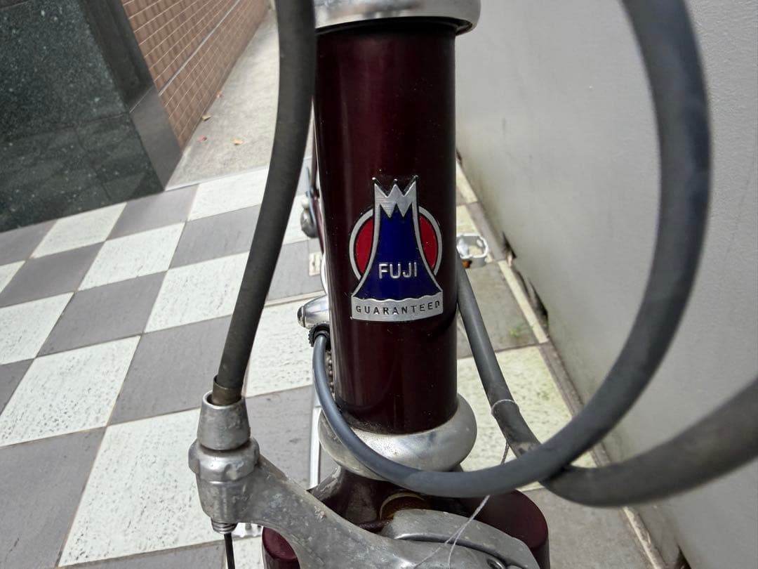 FUJI フジ BALLAD バラッド クロスバイク 赤 ボルドー