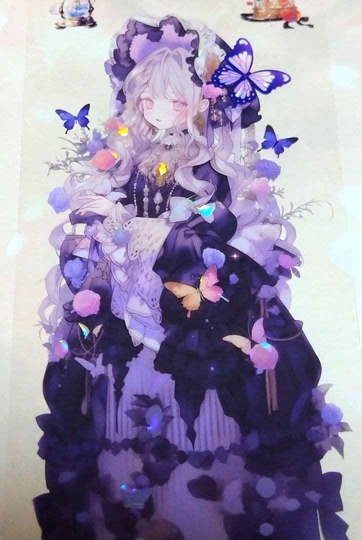 廃盤品✩J1064＃星雾莫允(贝壳光)切り売り海外人物マステ女の子AIマステ