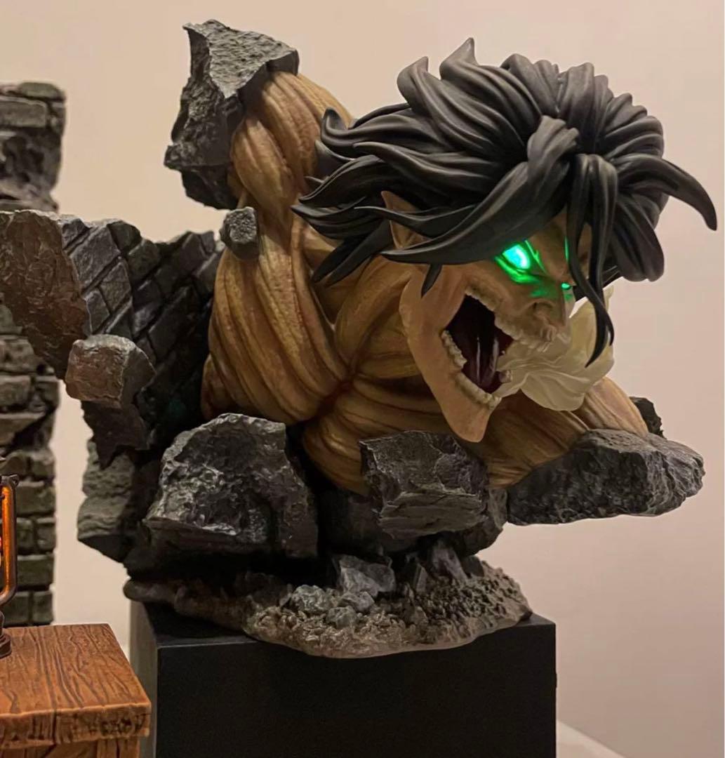 進撃の巨人 エレン・イェーガー ガレージキット ガレキ スタチュー①③