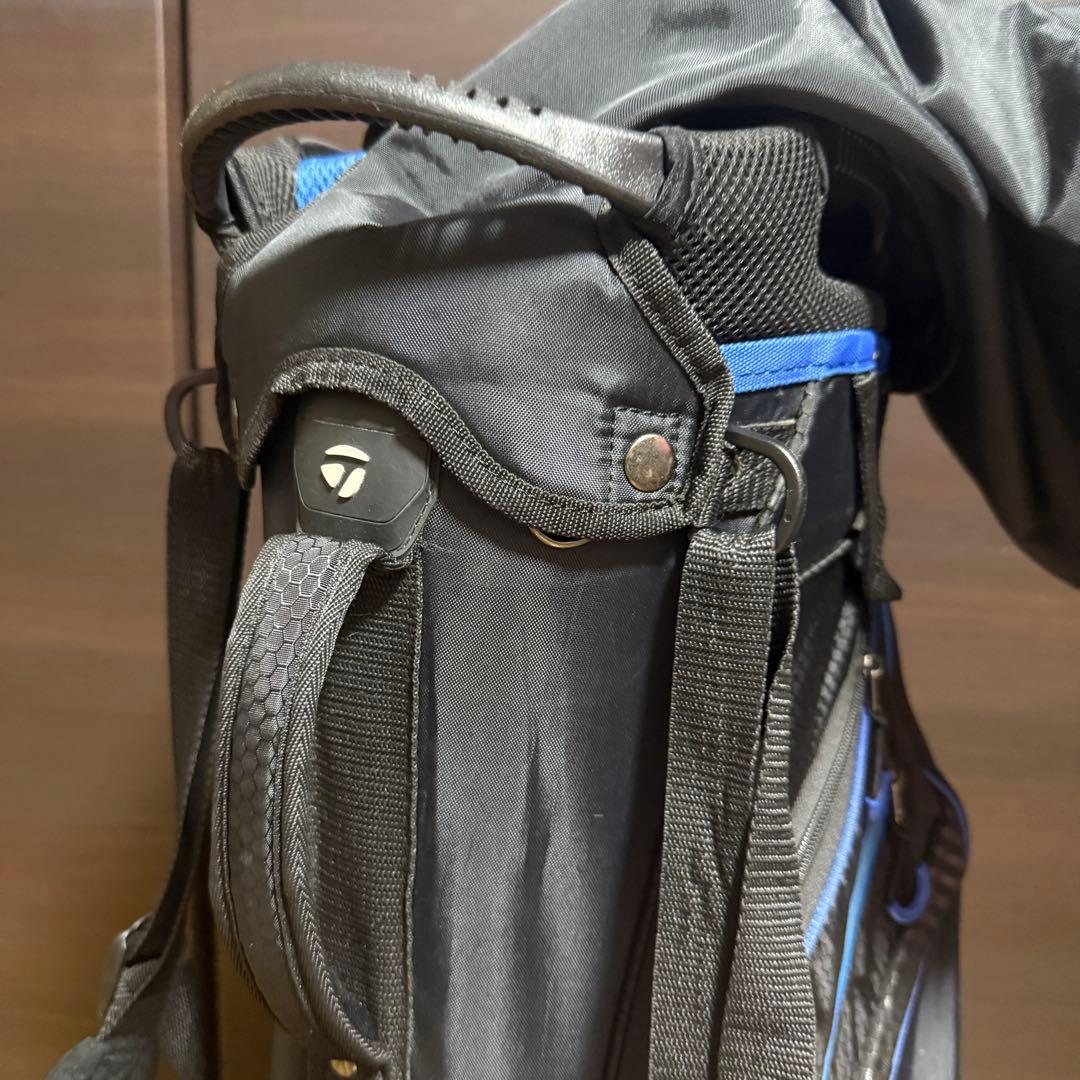TaylorMadeスタンド式 キャディバッグ ゴルフバッグ 黒/青