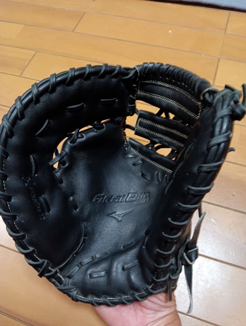 Mizuno 軟式グローブ　ファーストミット　 黒　少年野球　左