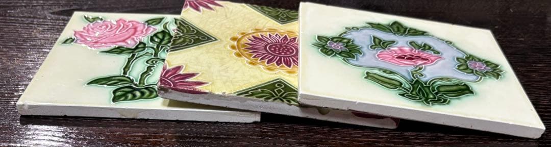 マジョリカタイル　ダントー　日本タイル工業　4枚