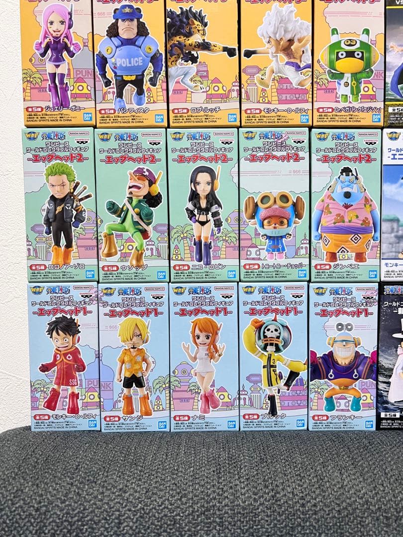 ワンピースワールドコレクタブルフィギュアWCF未開封品91個