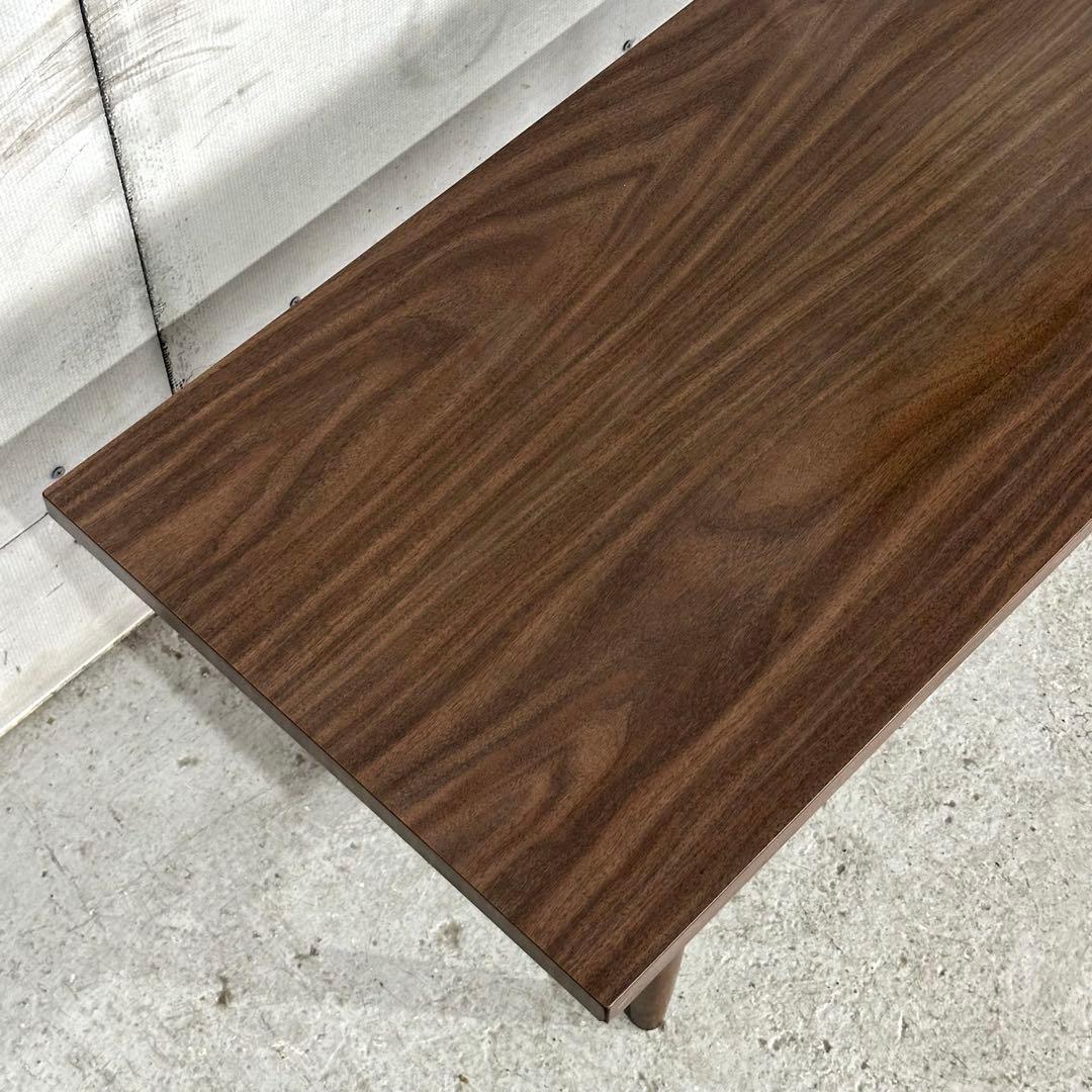 ✦80s✦ ミッドセンチュリー 昭和レトロ ローテーブル 棚付 応接 木製