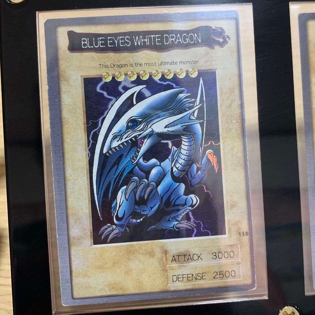 ブルーアイズ　ホワイトドラゴン　バンダイ版　3枚セット　枠ズレ含む