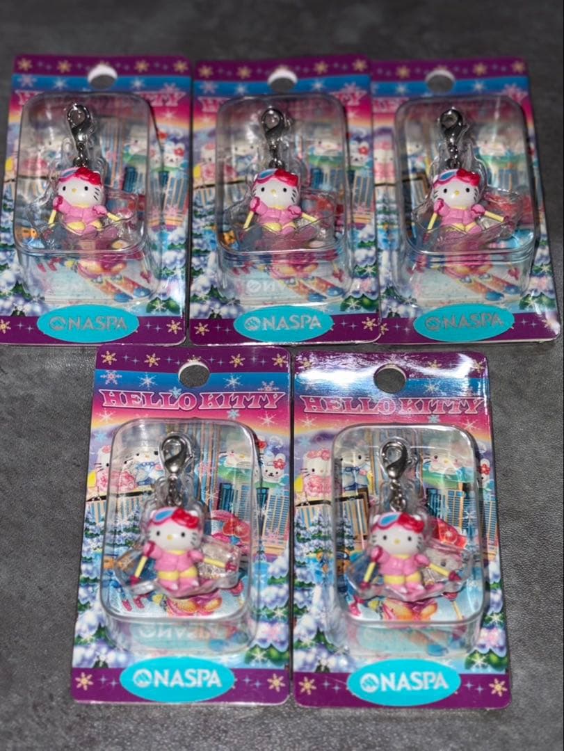 レア　ご当地キティ　ハローキティ　ファスナーマスコット　NASPA ナスパ　5個