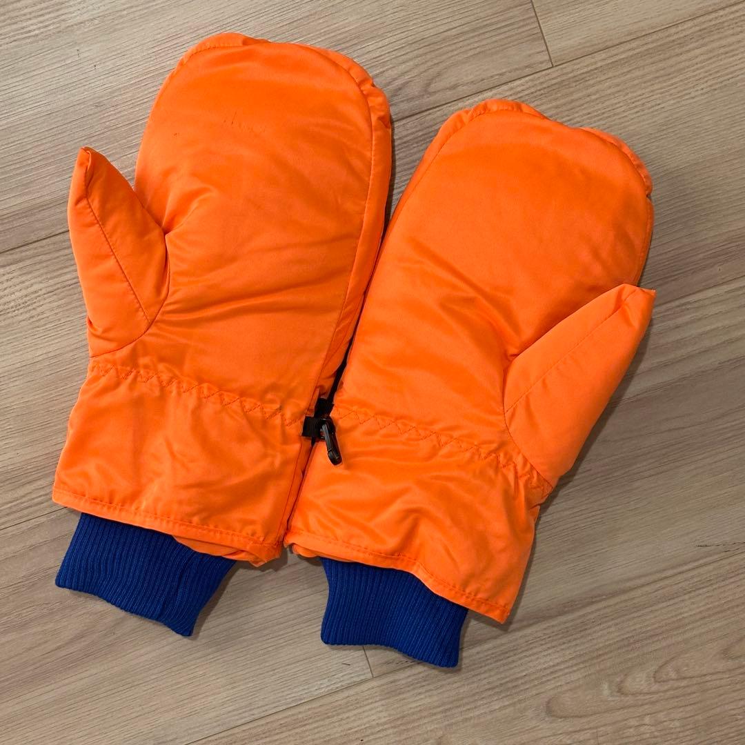 新品】パーリーゲイツ ミトン ネオンオレンジ　unisex 防寒対策