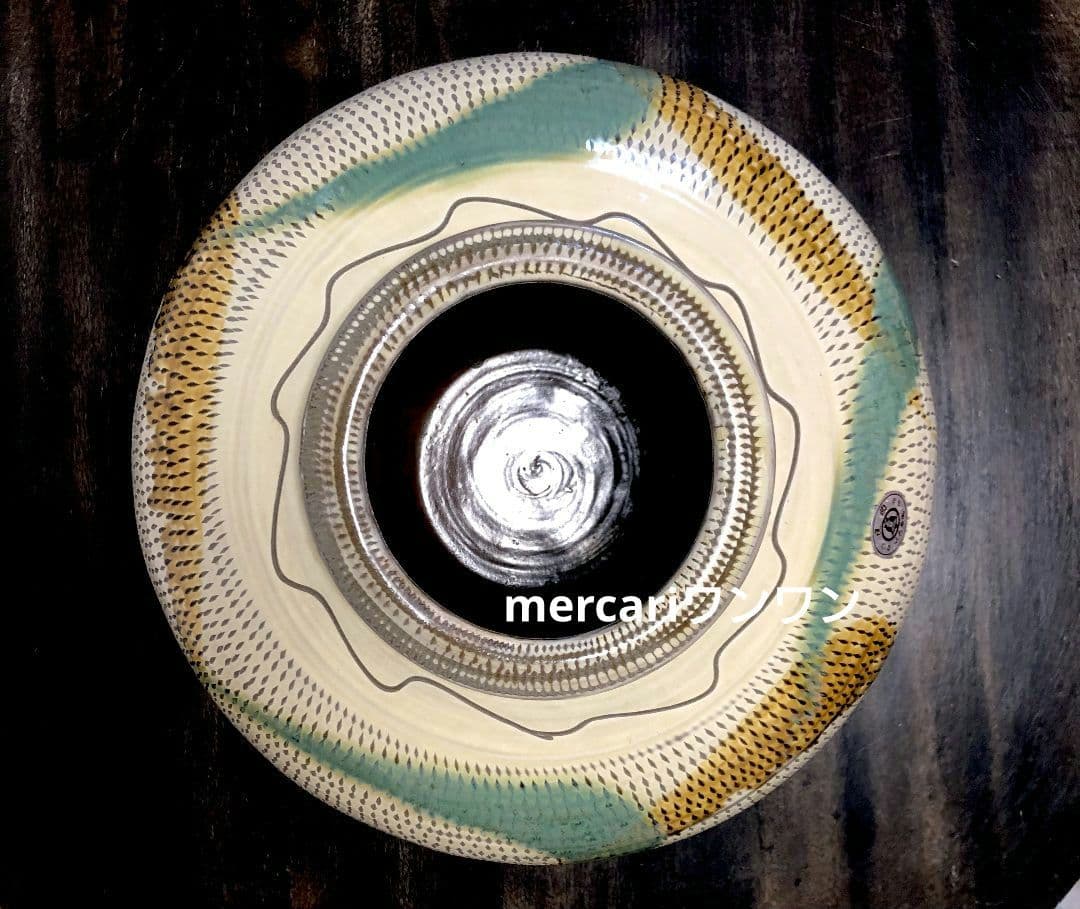 小石原焼　超豪華特大　傑作　花瓶　飴縁打掛　飛びかんな　祝い　新築祝い