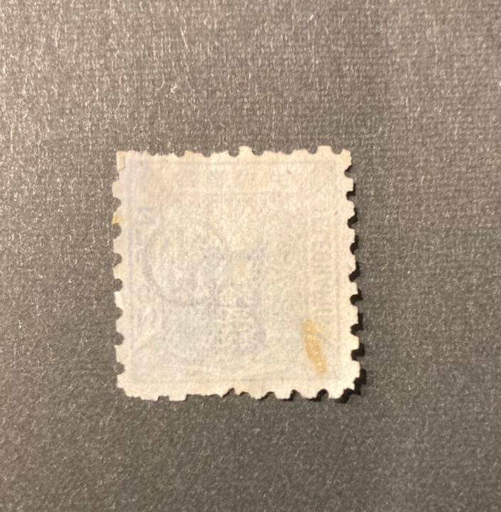 電信切手　丸消し　25銭　3銭　二種