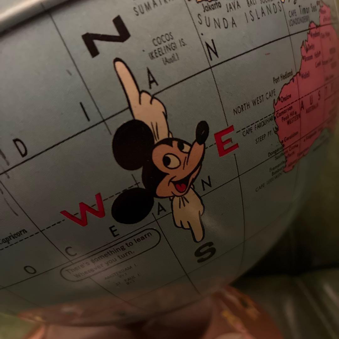 激レア 60's Rand McNally ディズニー 地球儀