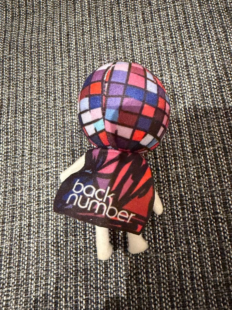 back number ミラーボールちゃんぬいぐるみキーホルダー