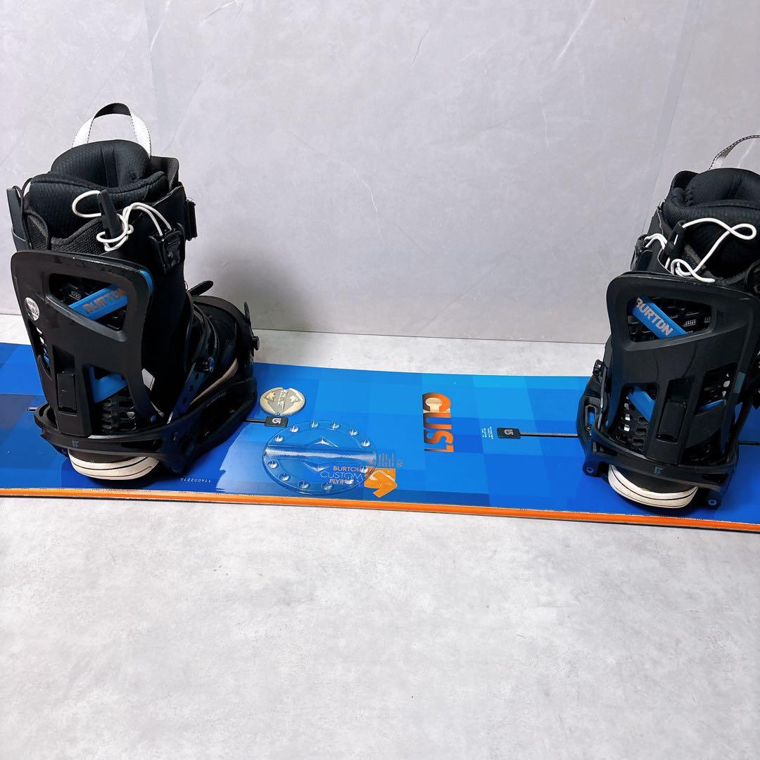 バートン カスタム×最上位バイン　スノーボード3点セット　万能　Wax済