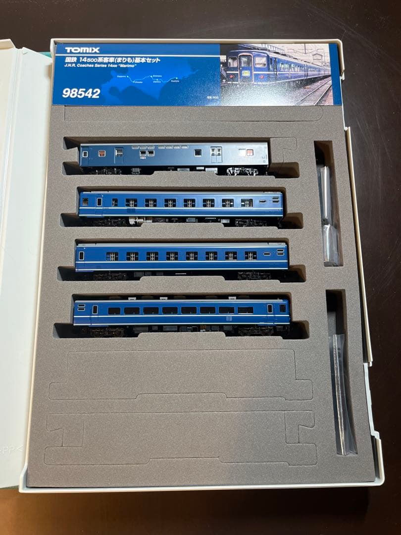 TOMIX 98542と98543 14-500系客車（まりも）基本、増結セット