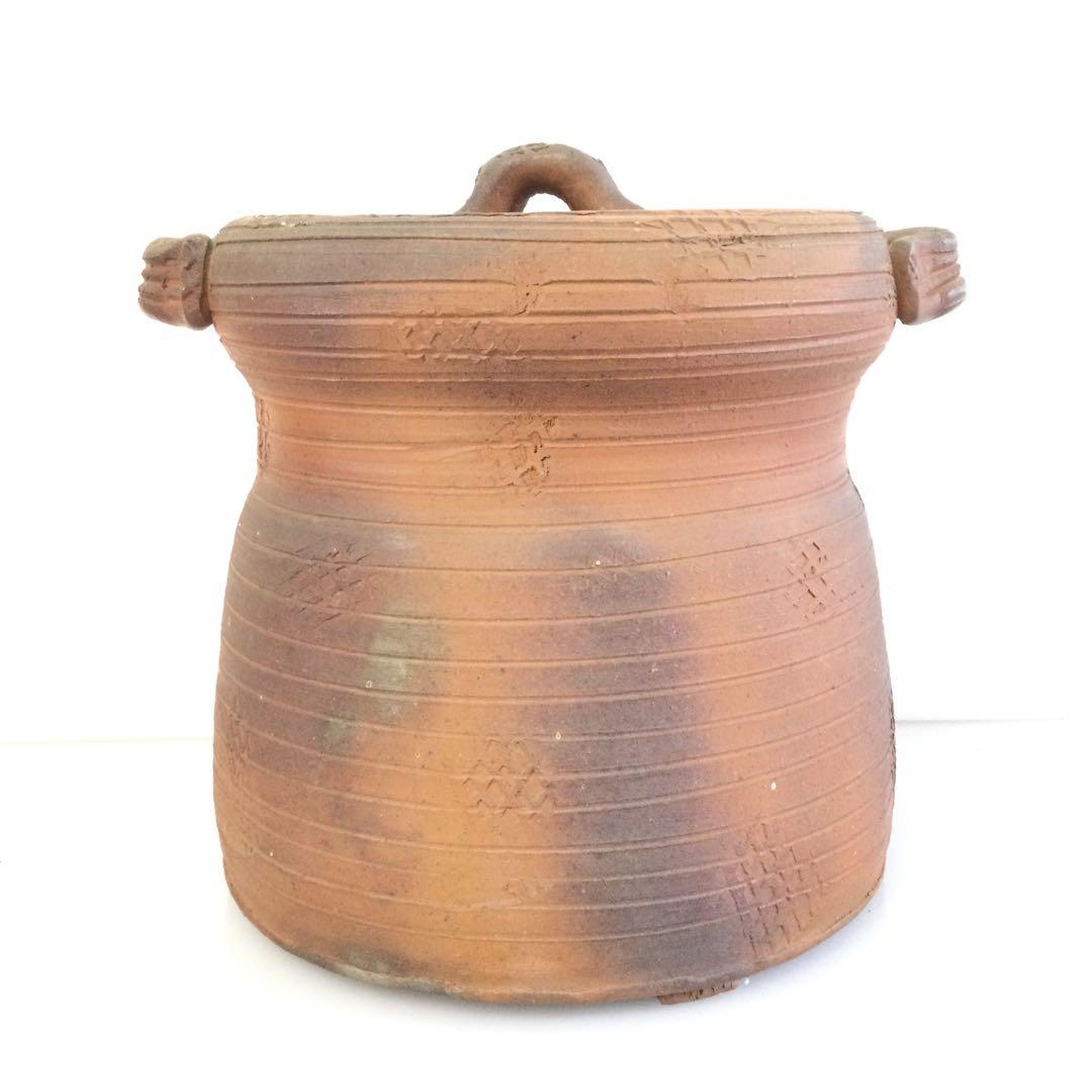 備前焼 水指 小西陶古作 茶道具 T866