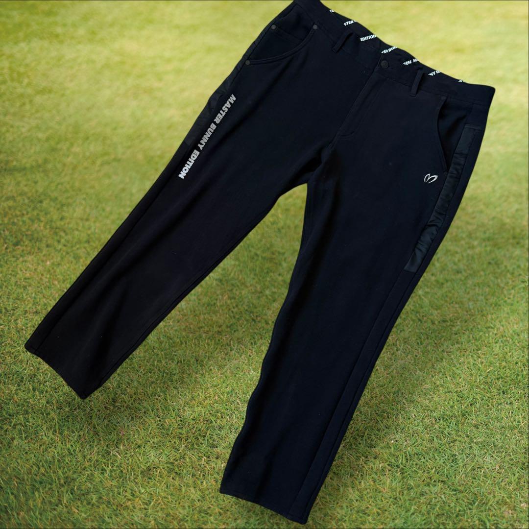 裏起毛　現行モデル　マスターバニー　パンツ　XXL〜4L相当 黒　ブラック　秋冬