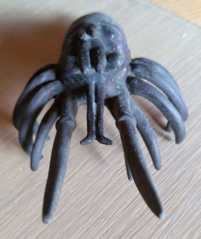 自在置物　伊勢海老 　おまけに蟹