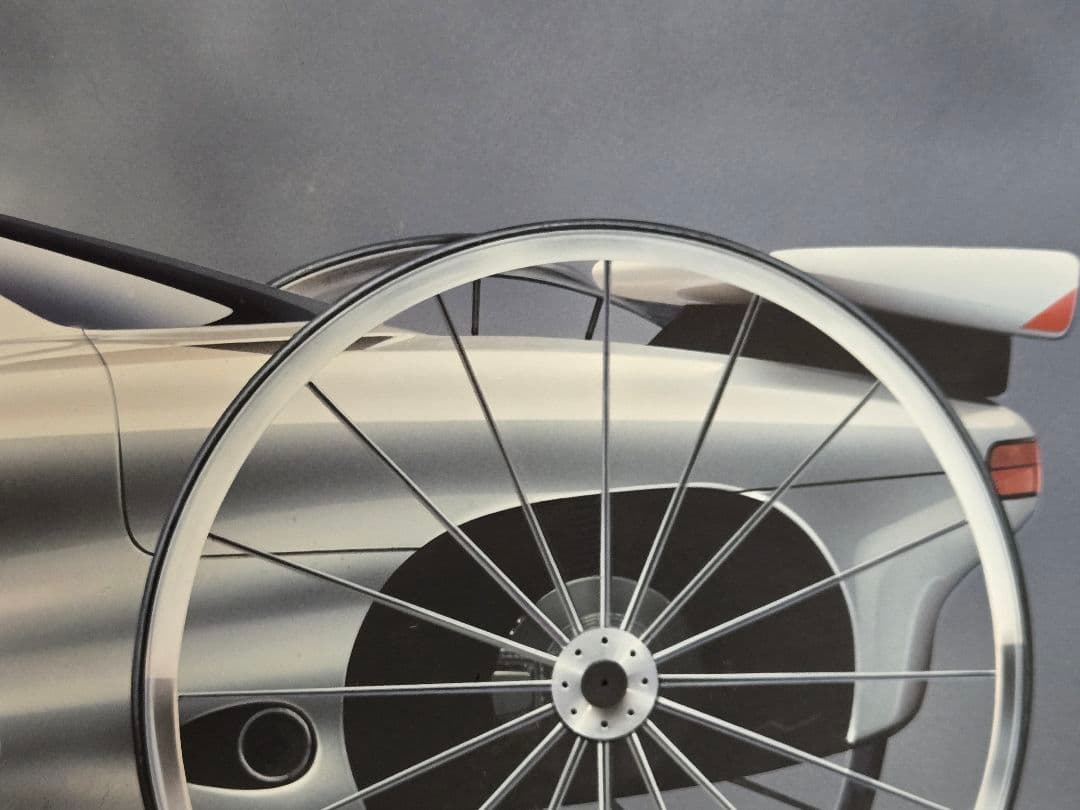 岡本三紀夫 イラスト画 1990年 スーパーカー 特注品