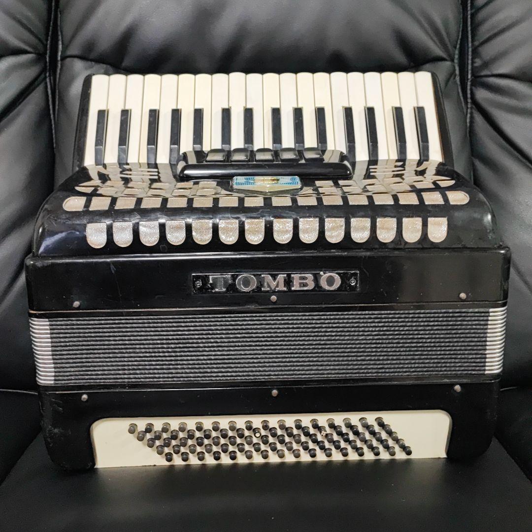 め*か様 TOMBO アコーディオン 34鍵 80ベース式 トンボ