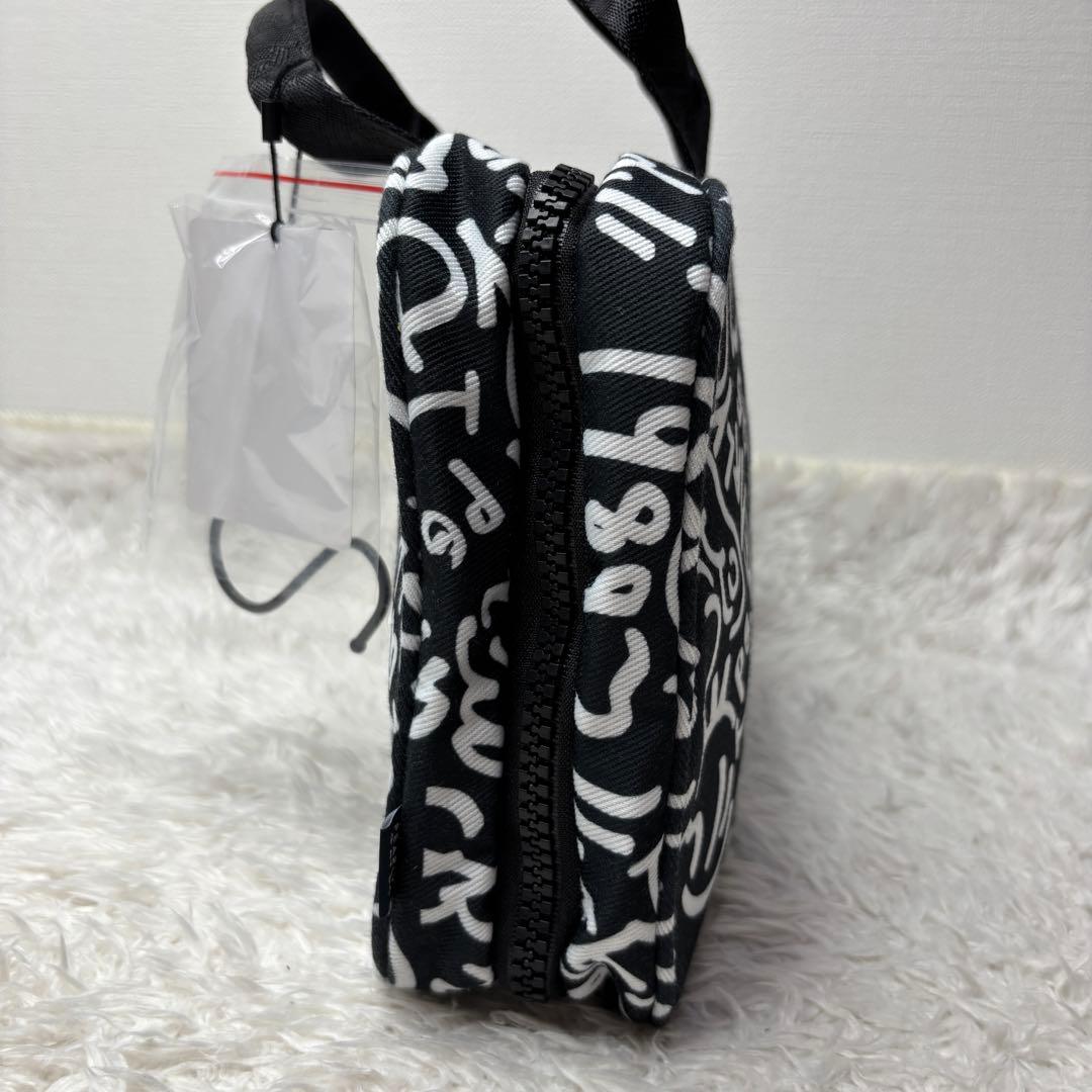 【未使用タグ付き】パーリーゲイツ 25FW トラベルポーチ ミニバッグ ネイビー