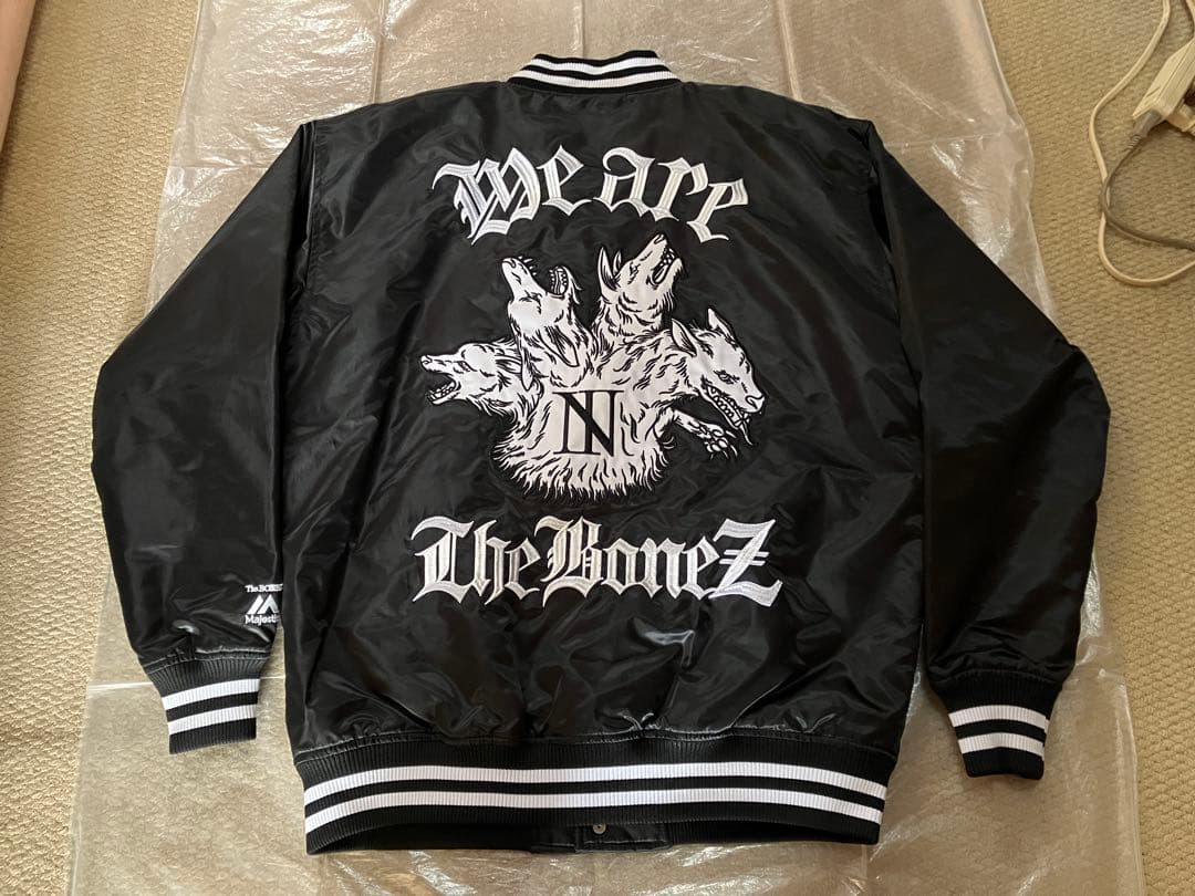 The BONEZ Majestic スタジャン M Black JSF J's