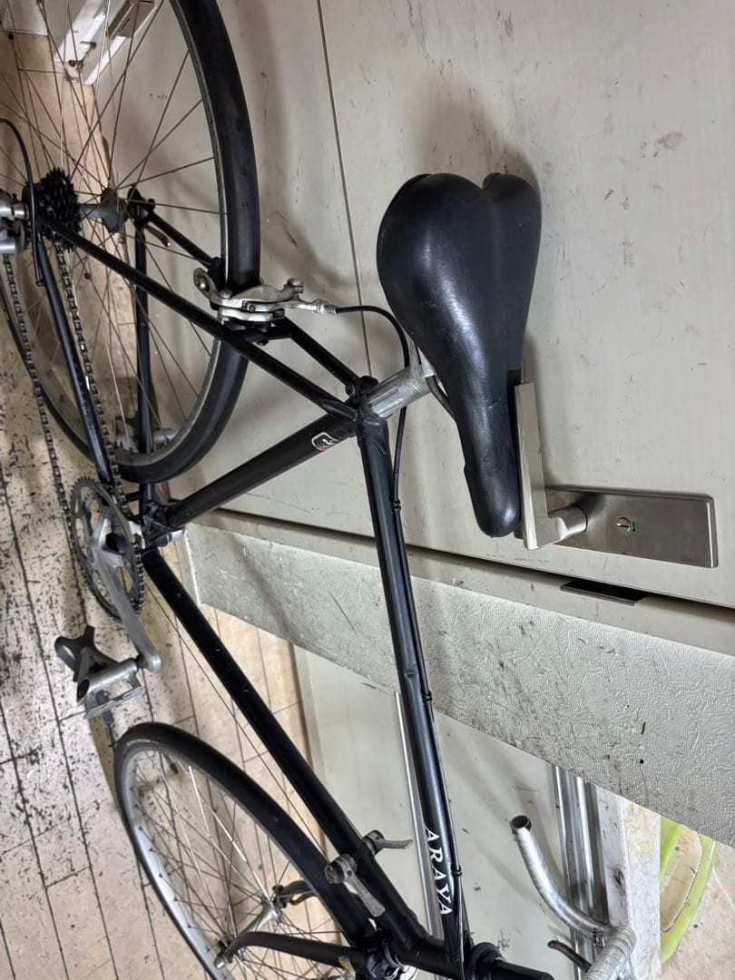 ARAYA tangeロードバイク ビンテージバイクブラック 700C