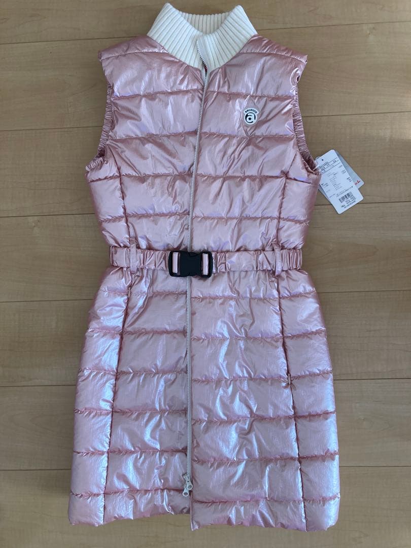 archivio ピンク ダウンベスト　ロング　36