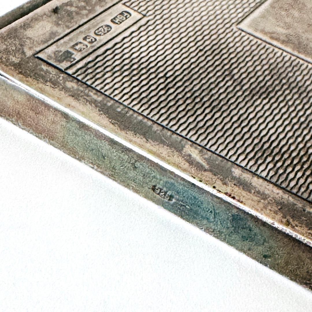 ★英国★純銀製 カードケース イギリス 925 バーミンガム FGH社製