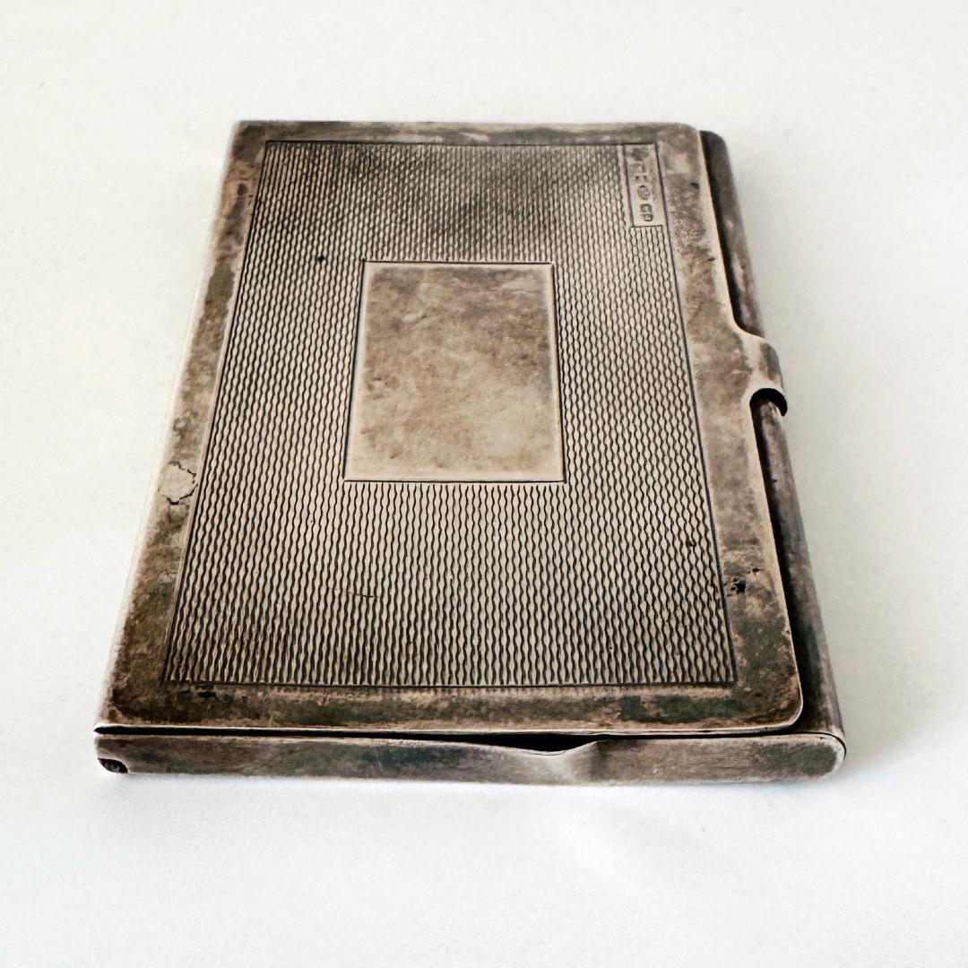 ★英国★純銀製 カードケース イギリス 925 バーミンガム FGH社製
