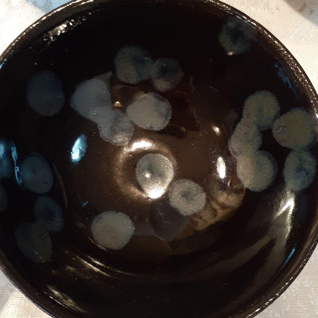 故、加藤仁　作　油滴天目碗６客揃