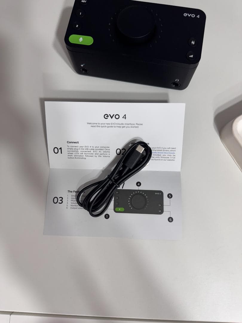 AUDIENT | evo 4 | USB オーディオ・インターフェイス