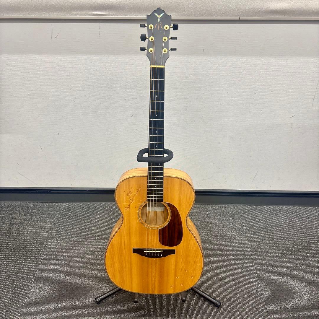 エゾ松・桜材のギター：工房yoshi（現：木の奏）製No.6