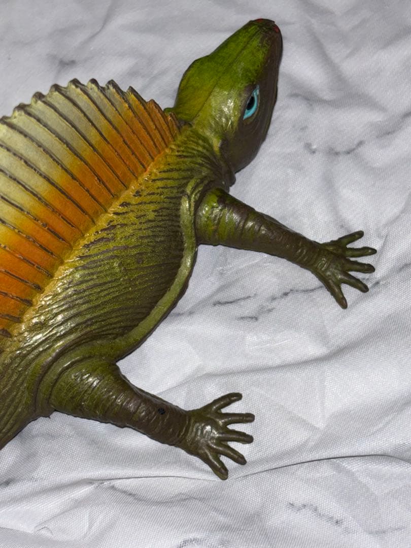 ディメトロドン★恐竜★ソフビ★フィギュア★Made in Hong Kong香港