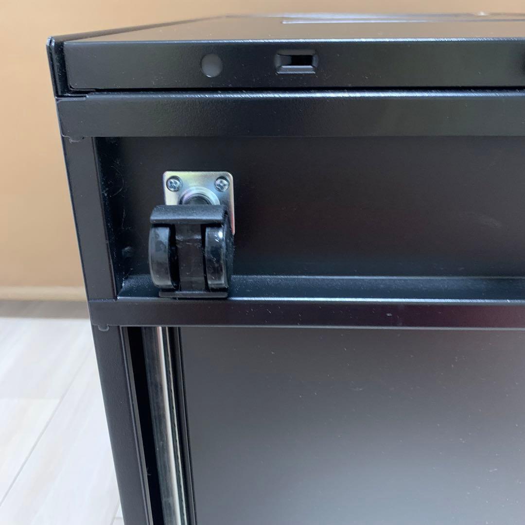 KANADEMONO キャビネットワゴン　black 黒