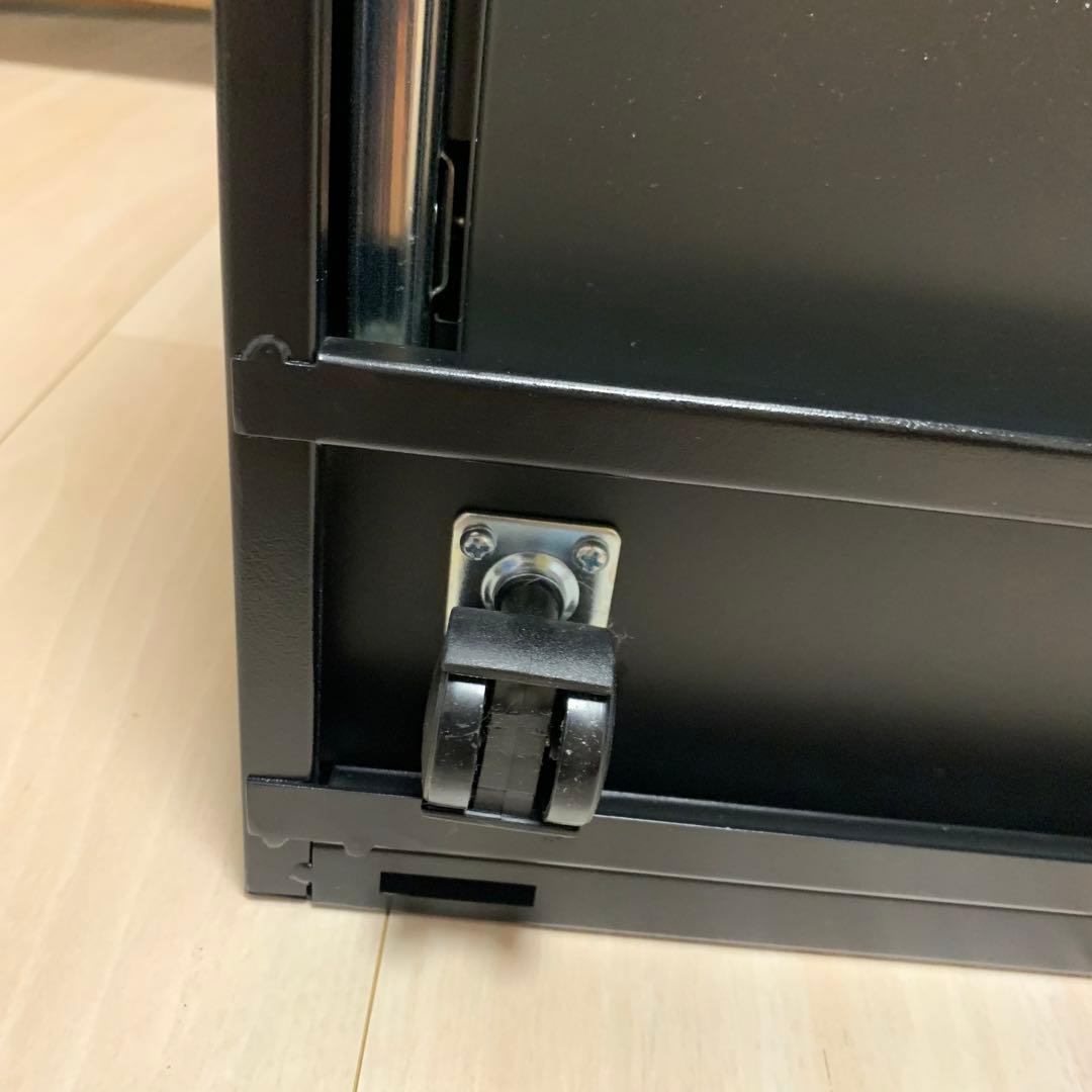 KANADEMONO キャビネットワゴン　black 黒