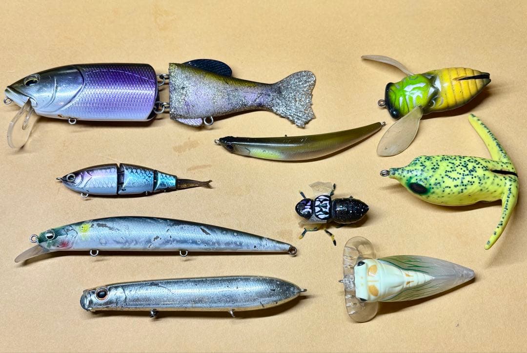 有名メーカー　ルアーセット　バス釣り引退セット