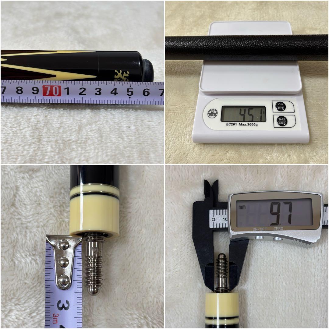 ビリヤード キュー Adam HIS-1 MAX Solid 8 shaft