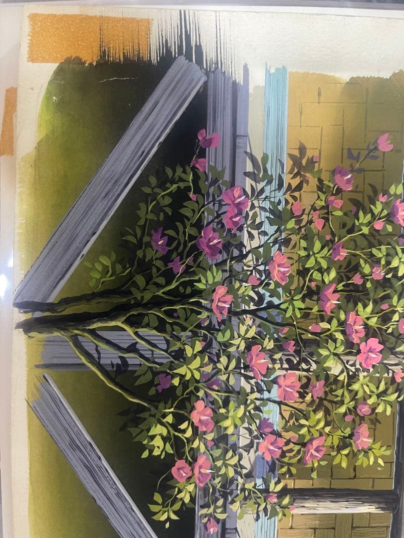 遠い海から来たクー　山本二三　直筆美術背景画　美術ボード