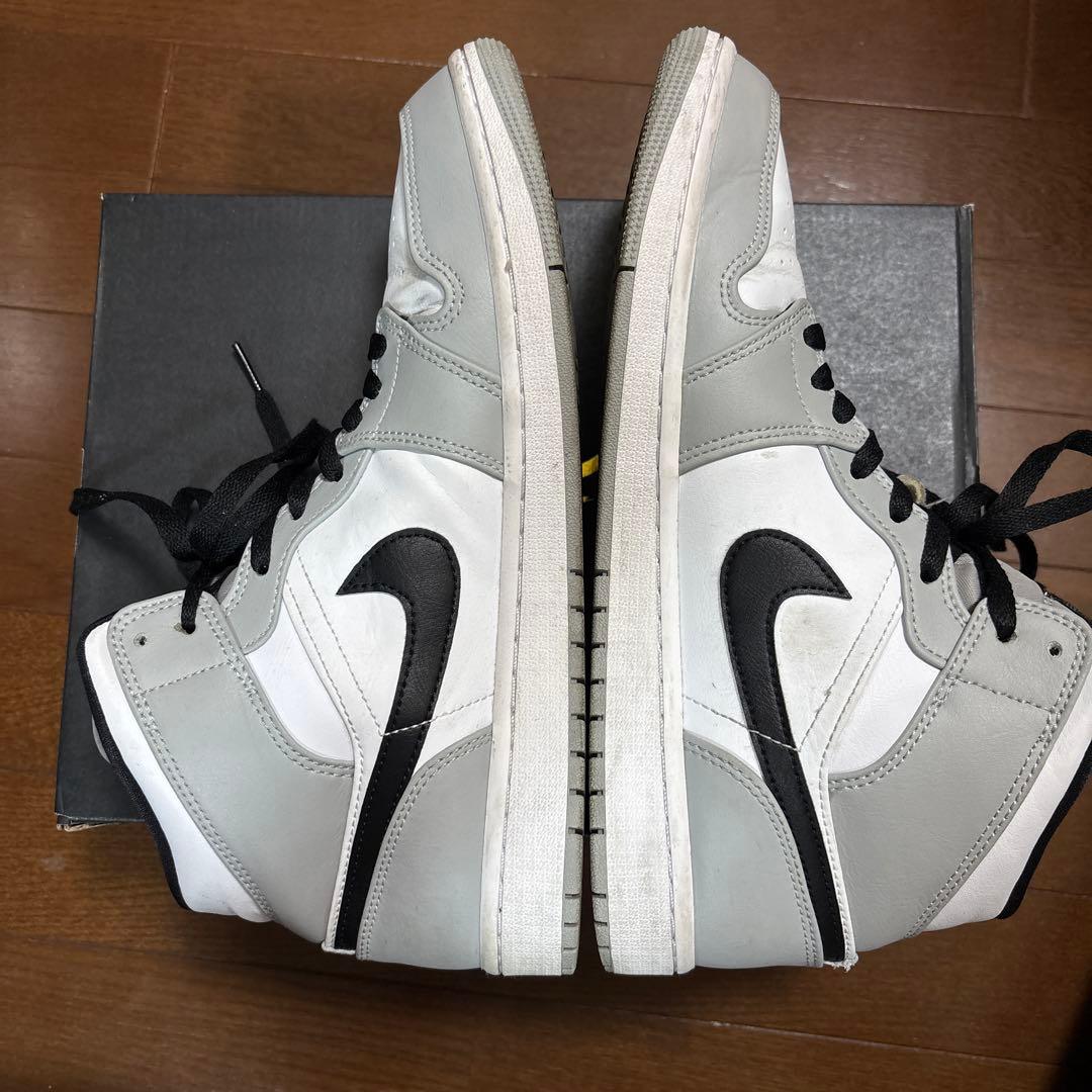 NIKE エアージョーダン1 MD グレー／フォントダスト/ホワイト/ブラック