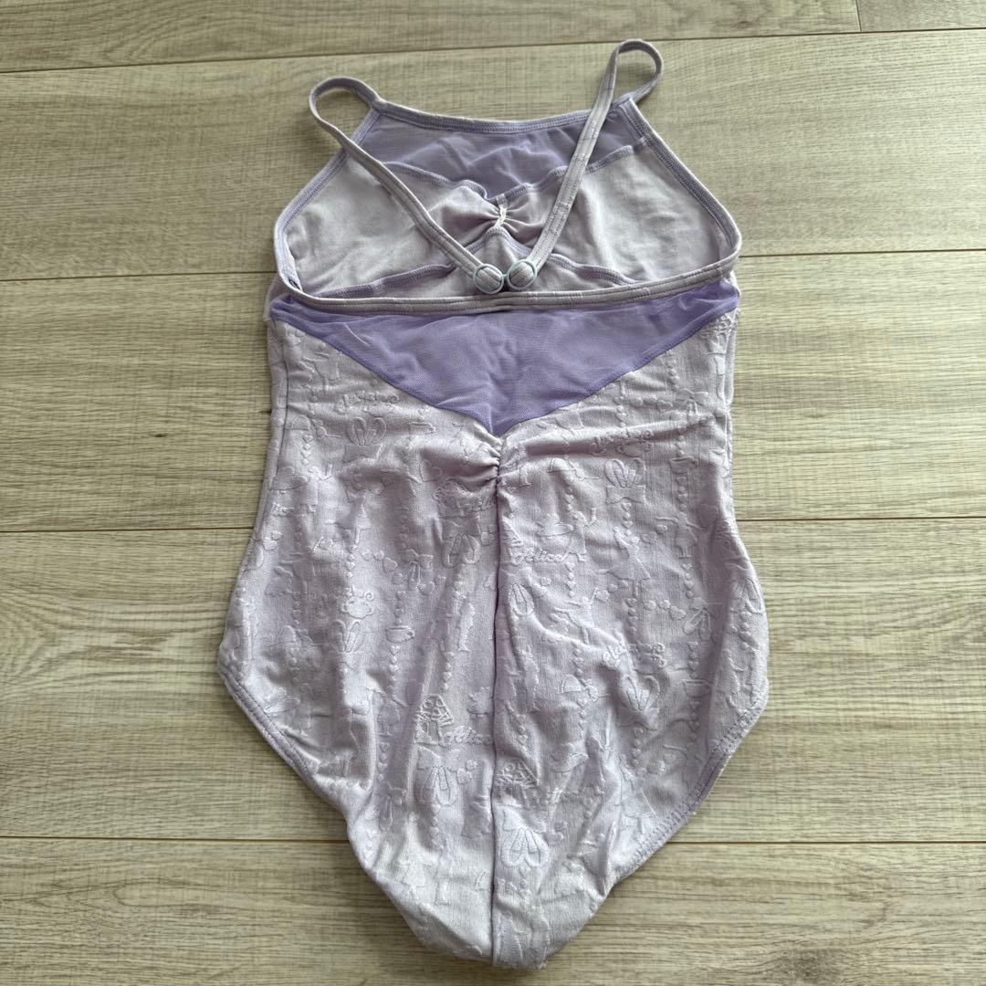 チャコット　パープル　薄紫バレエレオタード　130