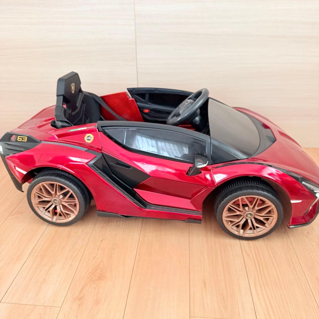 【美品】Lamborghini SIANランボルギーニシアン電動乗用ラジコンカー