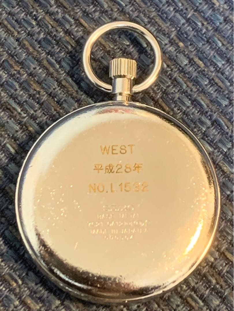 H*o様 JR西日本 運転士懐中時計 SEIKO ルミブライト 蓄光 鉄道部品