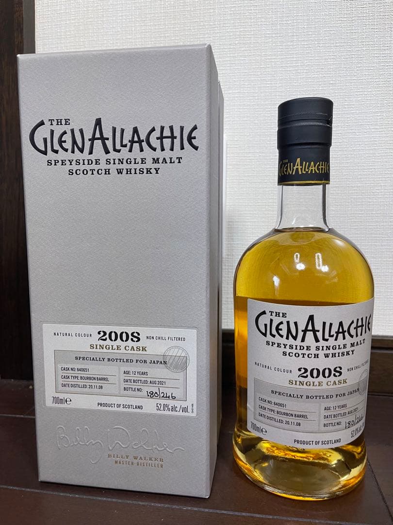 新品未開栓 希少品　グレンアラヒー4本セット　10年バッチ9 シングルカスク