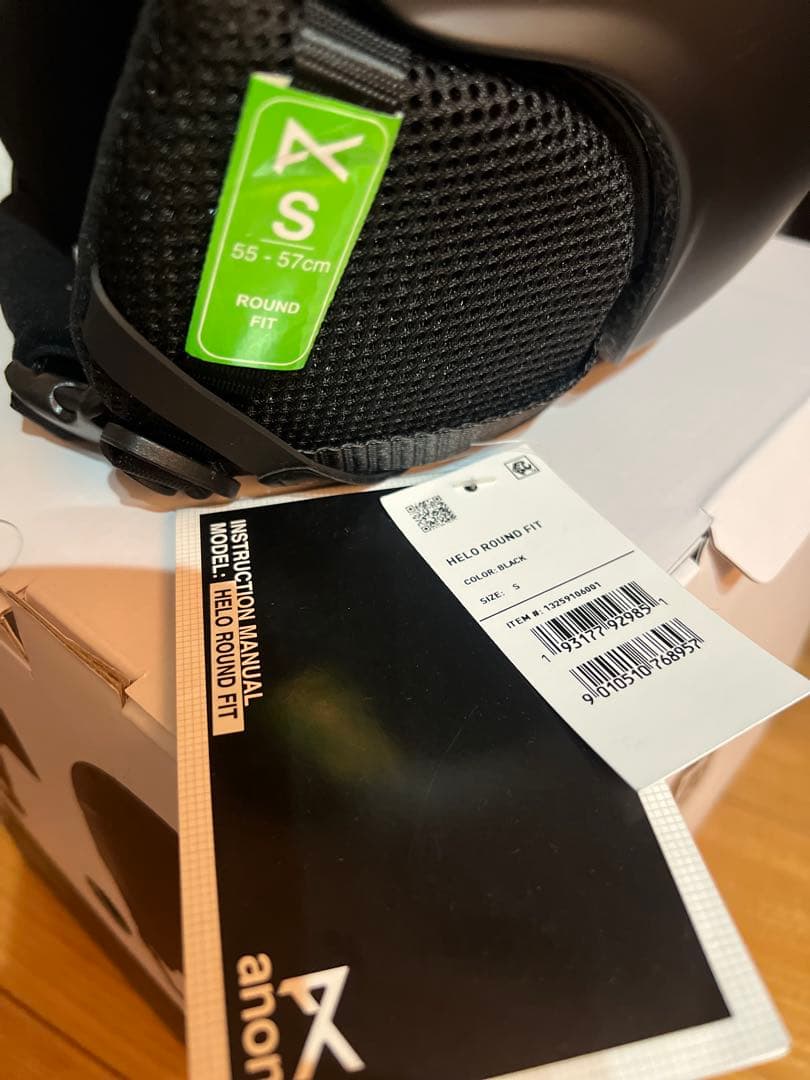 anon HELO ROUND FIT ヘルメット 新品