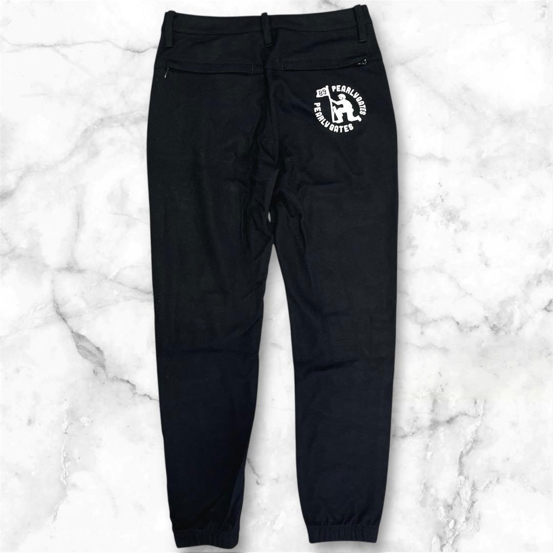 PEARLYGATES ゴルフ　ジョガーパンツ　パーリーゲイツ　ロゴプリント　S
